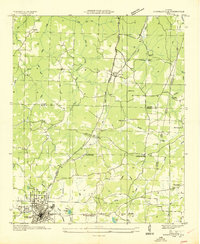 Russellville 1936 topographic map thumbnail