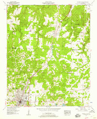 Russellville 1957 topographic map thumbnail
