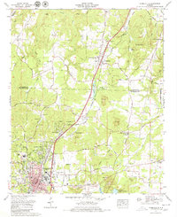 Russellville 1971 topographic map thumbnail