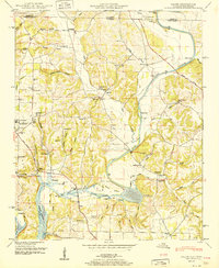 Salem 1951 topographic map preview