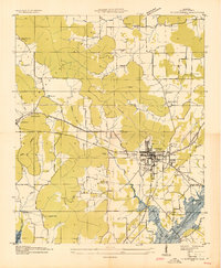 Scottsboro 1936 topographic map thumbnail