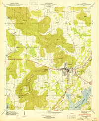 Scottsboro 1950 topographic map thumbnail