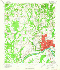 Selma 1958 topographic map preview