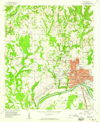 Selma 1958 topographic map preview