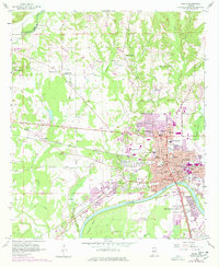 Selma 1958 topographic map preview