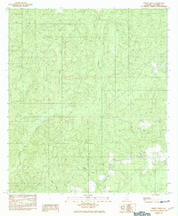 Shipps Creek 1982 topographic map thumbnail
