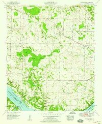 Sinking Creek 1954 topographic map thumbnail