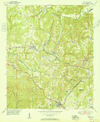 Sipsey 1951 topographic map thumbnail