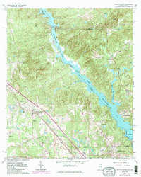 Smiths Station 1965 topographic map thumbnail