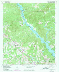 Smiths Station 1965 topographic map thumbnail