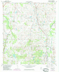 Snowdoun 1981 topographic map thumbnail