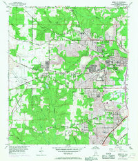 Spring Hill 1953 topographic map preview