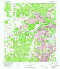 Spring Hill 1953 topographic map preview