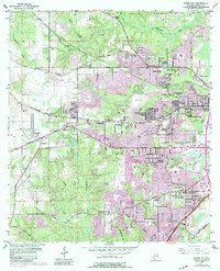 Spring Hill 1953 topographic map preview