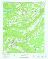 Springville 1958 topographic map preview