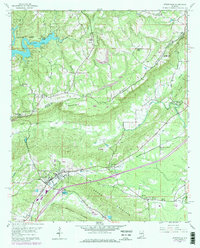 Springville 1958 topographic map preview
