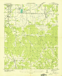 Spruce Pine 1936 topographic map preview