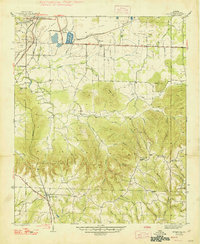 Spruce Pine 1947 topographic map thumbnail