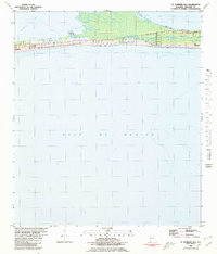 St. Andrews Bay topographic map thumbnail