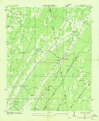 Sulphur Springs 1936 topographic map thumbnail