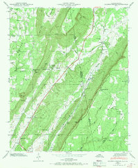 Sulphur Springs 1946 topographic map thumbnail