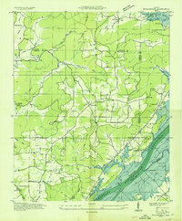Swearengin 1936 topographic map thumbnail