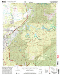 Sylacauga East 2001 topographic map thumbnail