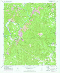 Sylvan Springs 1971 topographic map thumbnail