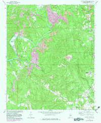 Sylvan Springs 1971 topographic map thumbnail