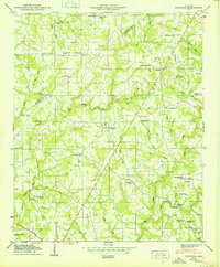 Sylvania 1950 topographic map preview