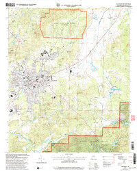 Talladega 2001 topographic map thumbnail