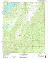 Talladega Springs 1979 topographic map thumbnail