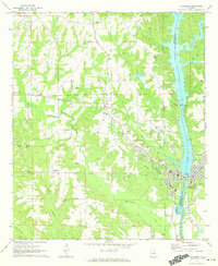 Tallassee 1971 topographic map thumbnail