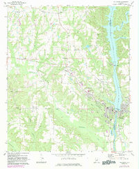 Tallassee 1971 topographic map thumbnail
