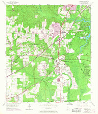 Theodore 1953 topographic map preview