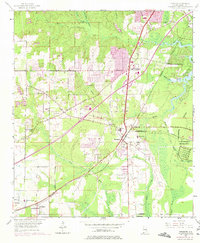 Theodore 1953 topographic map preview