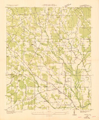 Threet 1936 topographic map preview