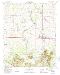 Town Creek 1974 topographic map thumbnail