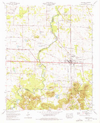 Town Creek 1974 topographic map thumbnail
