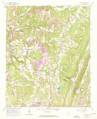 Trafford 1961 topographic map preview