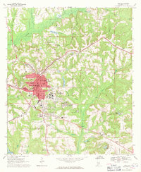 Troy 1968 topographic map preview