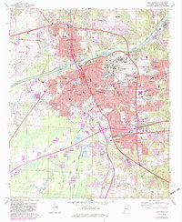 Tuscaloosa 1971 topographic map thumbnail