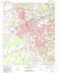 Tuscaloosa 1971 topographic map thumbnail