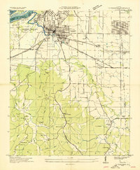 Tuscumbia 1936 topographic map thumbnail