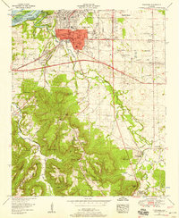Tuscumbia 1952 topographic map thumbnail