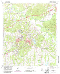 Tuskegee 1971 topographic map thumbnail