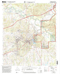 Tuskegee 1998 topographic map thumbnail