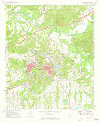 Tuskegee 1971 topographic map preview