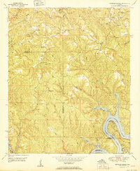 Tutwiler School 1951 topographic map thumbnail