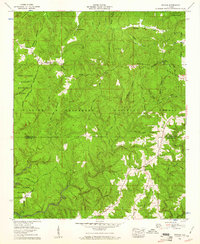 Upshaw 1960 topographic map thumbnail